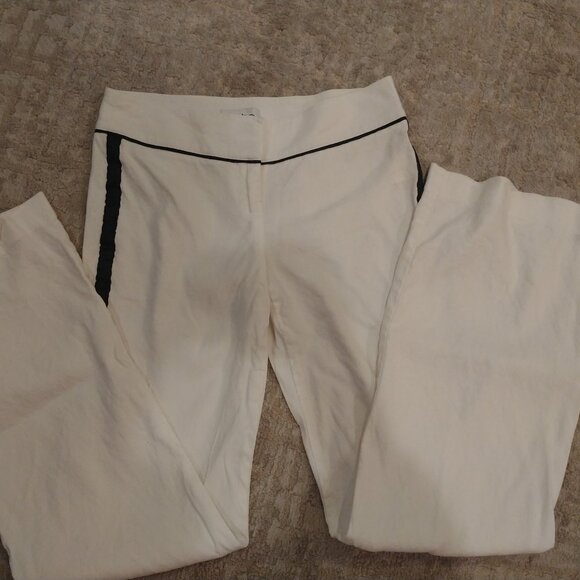 Y2K Bebe linen blend lowrise slightly flared pants size 2 - Picture 1 of 13